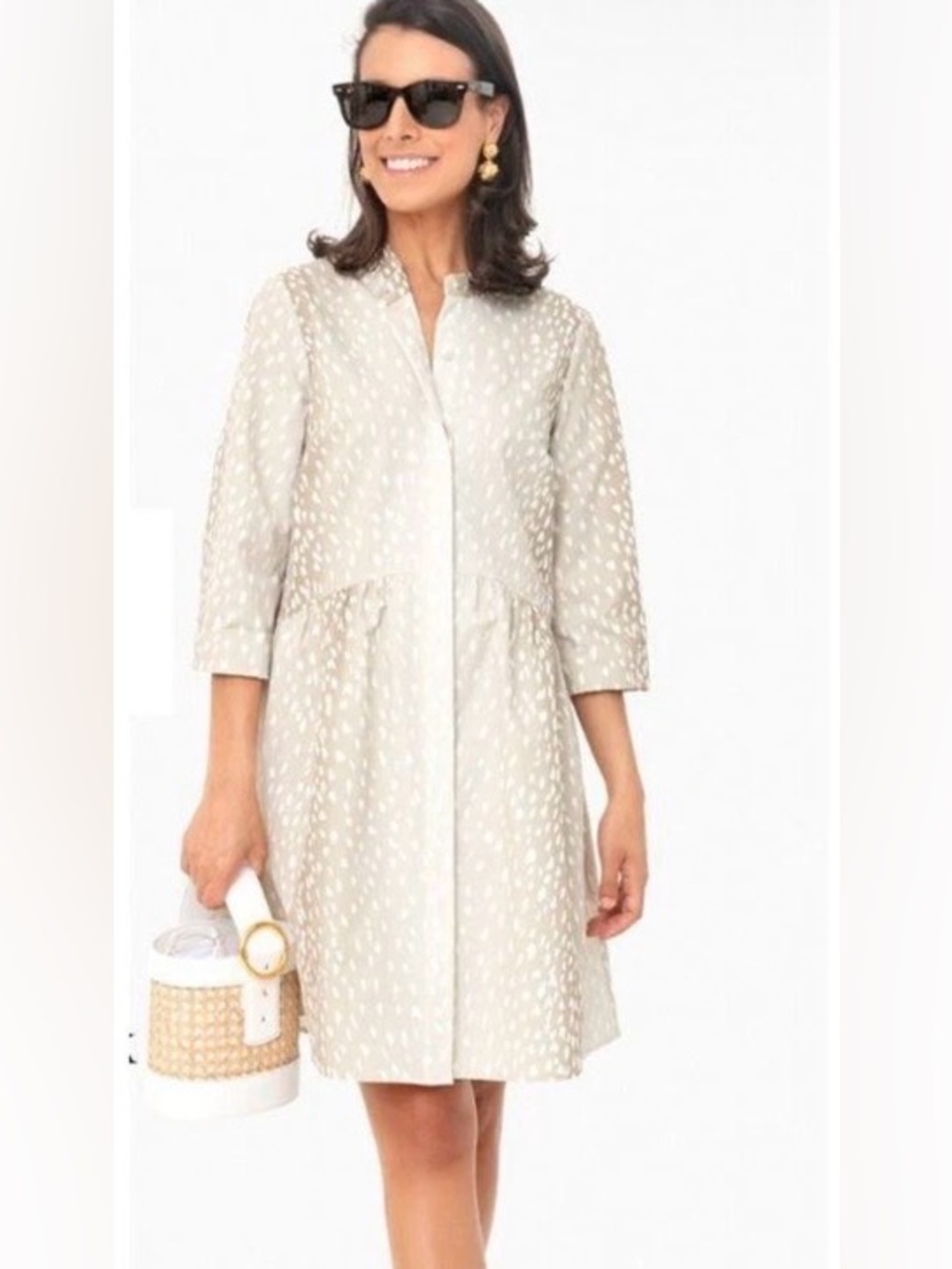 Tuckernuck Antelope Royal Shirt Dress Tan
